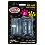 PET NOVA higieniniai maišeliai su juodu dėklu