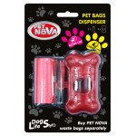 PET NOVA higieniniai maišeliai su raudonu dėklu