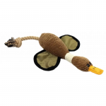 PET NOVA Plush duck minkštas žaislas šuniui, 45cm