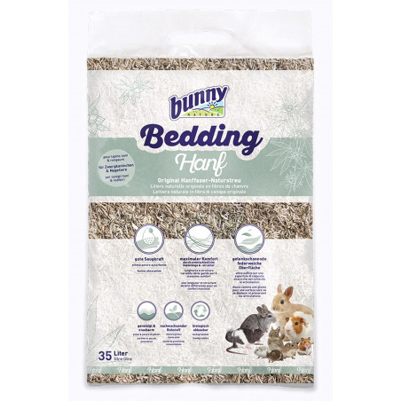 Bunny Bedding Hanf - natūralus kanapių kraikas