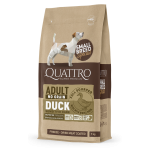 Quattro Small Breed Adult sausas begrūdis maistas šunims su antiena