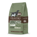 Quattro all breed adult sausas begrūdis vieno baltymo maistas šunims su ėriena