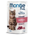 Monge Fresh Pouches Sterilised Beef konservai sterilizuotoms katėms su jautiena