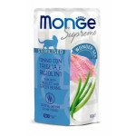 Monge Supreme Sterilised konservas sterilizuotoms katėms su tunu, kefale ir šparaginėmis pupelėmis