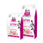 Brit Care cat kitten healthy growth begrūdis sausas maistas kačiukams