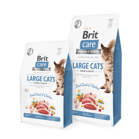 Brit Care cat power & vitality sausas maistas didelių veislių katėms