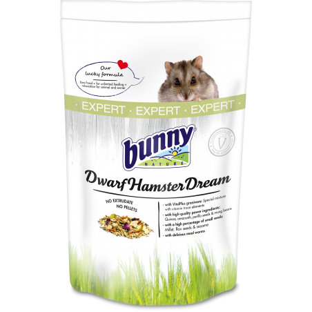 Bunny maistas nykštukiniams žiurkėnams expert dwarf hamster dream