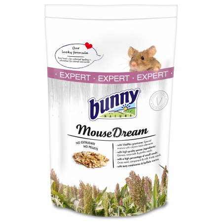 Bunny maistas pelėms expert mouse dream