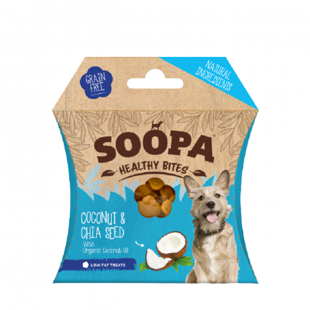 Soopa Coconut & Chia Seed Bites skanėstai šunims