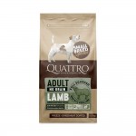 Quattro Small Breed Adult Lamb sausas begrūdis maistas šunims su ėriena