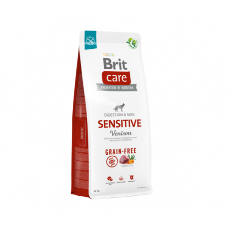 Brit Care grain free Sensitive Venison sausas maistas jautriems šunims su elniena