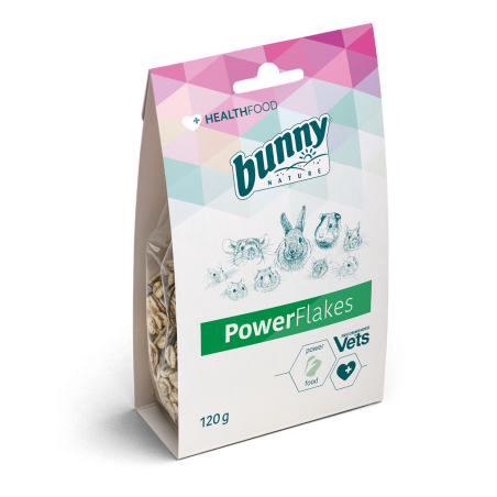 Bunny PowerFlakes papildomas maistas triušiams ir graužikams