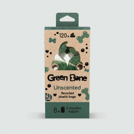 Green Bone Unscented suyrantys ekskrementų maišeliai