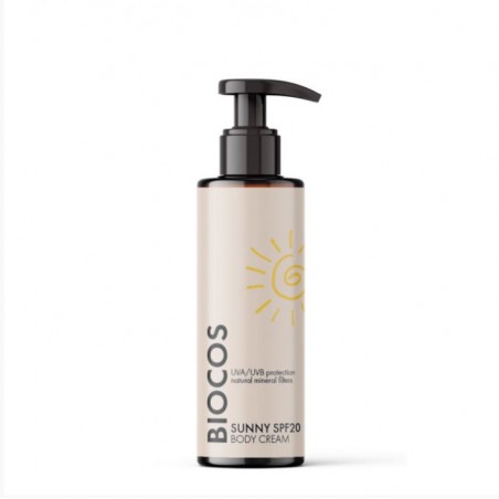 BIOCOS SUNNY SPF20 apsauginis kūno  kremas nuo saulės 100 ml