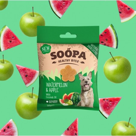 Soopa Watermelon & Apple Bites skanėstai šunims