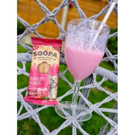 Soopa Strawberry Dog-Quiri Sticks skanėstai šunims