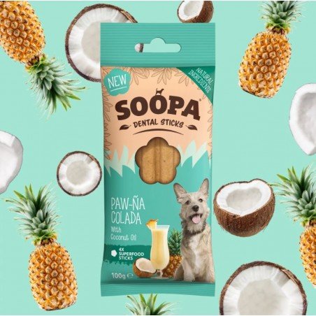 Soopa Paw-Na Colada Sticks skanėstai šunims