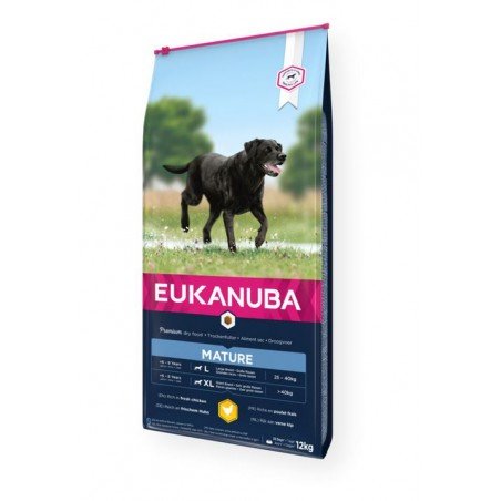 Eukanuba Mature large Breed Fresh Chicken sausas maistas vyresniems didelių veislių šunims su vištiena