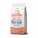 Monge Dry Dog Monoprotein Line All Breeds Puppy & Junior Salmon sausas maistas šuniukams