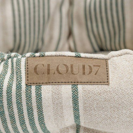 Cloud7 Basket Lazy Linen Stripes Natural/Green gultas augintiniams