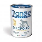 Monge Monoprotein Solo konservai su vištiena šunims, 6 x 400 g