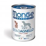 Monge Monoprotein Solo konservai su ėriena šunims, 6 x 400 g