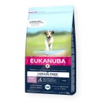 Eukanuba grain free puppy small medium breed ocean fish sausas begrūdis maistas šuniukams su žuvimi