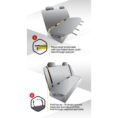 Ezydog apsauginis sėdynių užtiesalas automobiliams Drive
