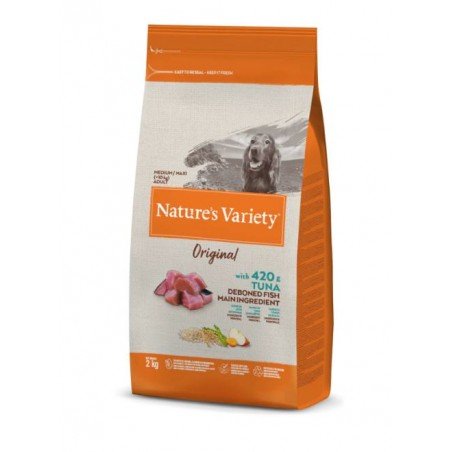 Nature's Variety Original Med/Max Adult maistas šunims su tunu