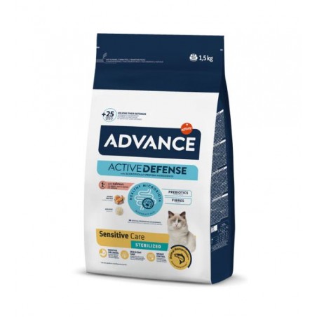 Advance Cat Sterilized Sensitive Salmon & Barley maistas katėms su lašiša ir miežiais